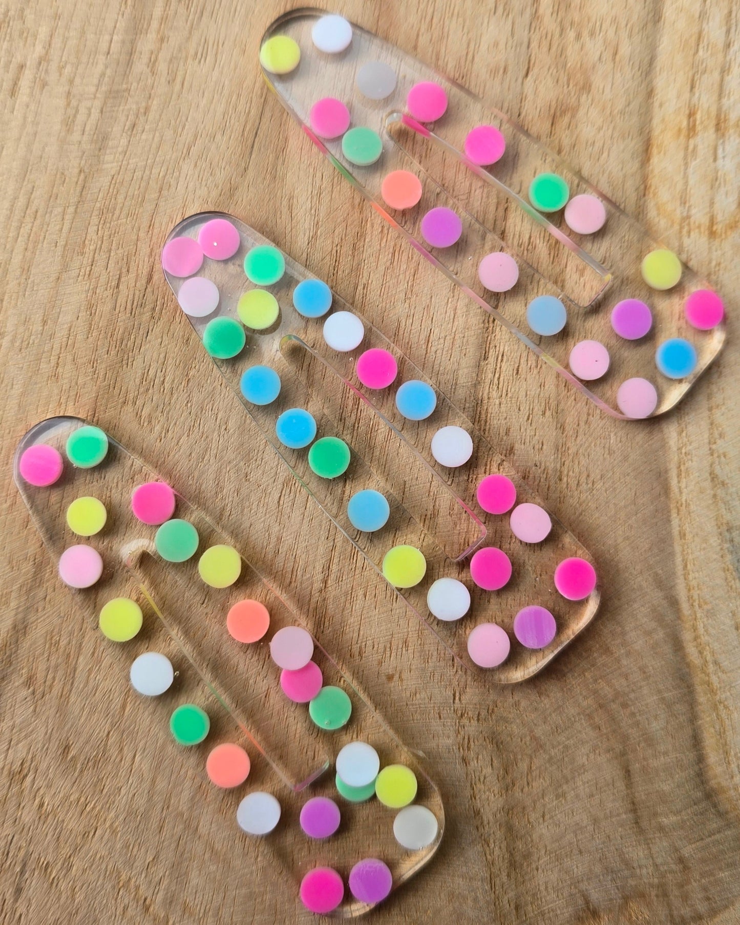 Barrette luminescente kid personnalisée