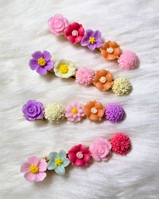 Barrette Flower Power