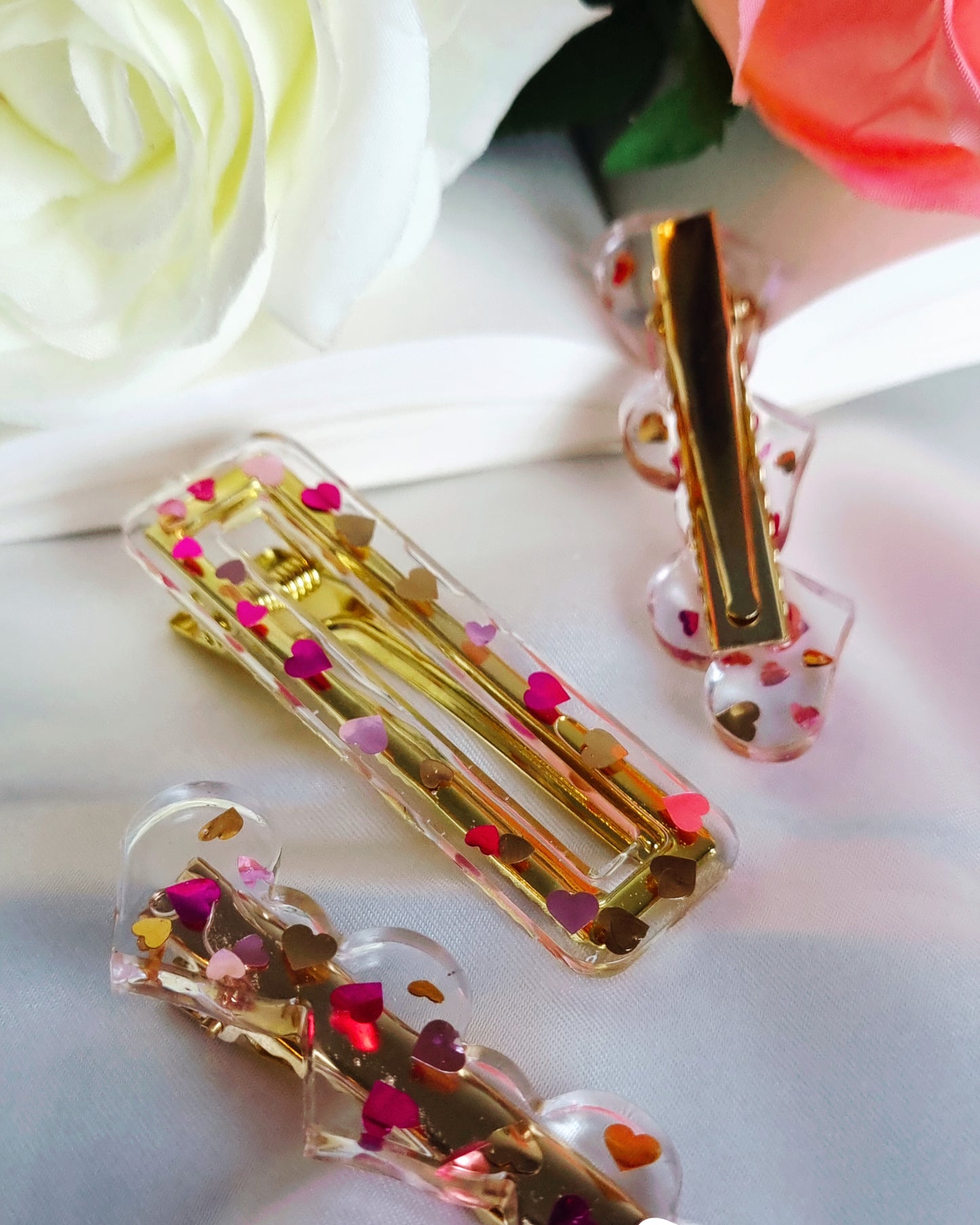 Love is in the Hair - Barrette Matchy