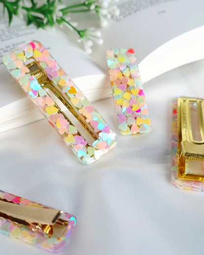 Love is in the Hair - Barrette Matchy