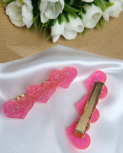 Love is in the Hair - Barrette Babysh coeurs